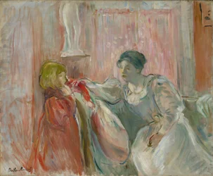 Junge Frau und Kind, 1894